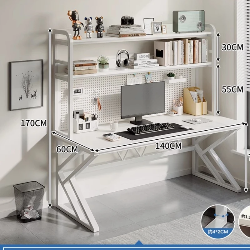 الكبار مكتب بسيط رف الكتب المتكاملة طالب تعلم الكتابة مكتب غرفة نوم المنزل سطح المكتب مكتب الكمبيوتر طاولة مكتبية #5