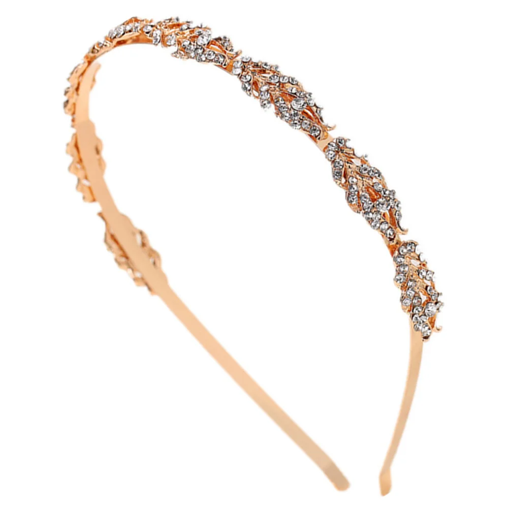 

Повязка на голову со стразами, свадебный блестящий обруч, блестящий аксессуар для волос с кристаллами для женщин, вечерние, выпускной