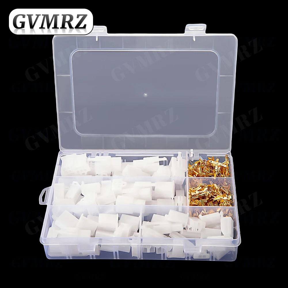 

380PCS 2.8mm Pitch 2 3 4 6 Pin Electrical Wire Connector Male Female 2.8 Plug Cable Terminal Plug Kits for Car Motocycle Bike