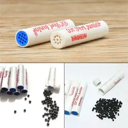 250pcs Disposable Tobacco Pipe Filters 9mm Wood Smoke Pipes Activated Carbon Beads Filter Junior Smoking Accessories