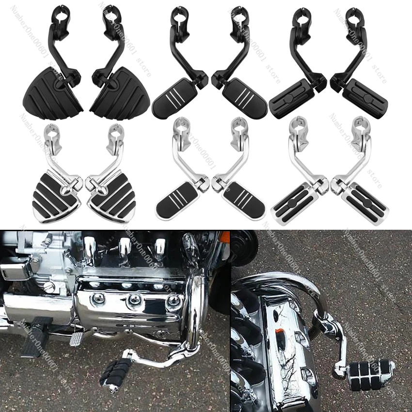 Motorbike Universal For Harley Cruise Prince Fatboy Flagship Road King Modified Bumper Rest Pedal Bumper Pedal