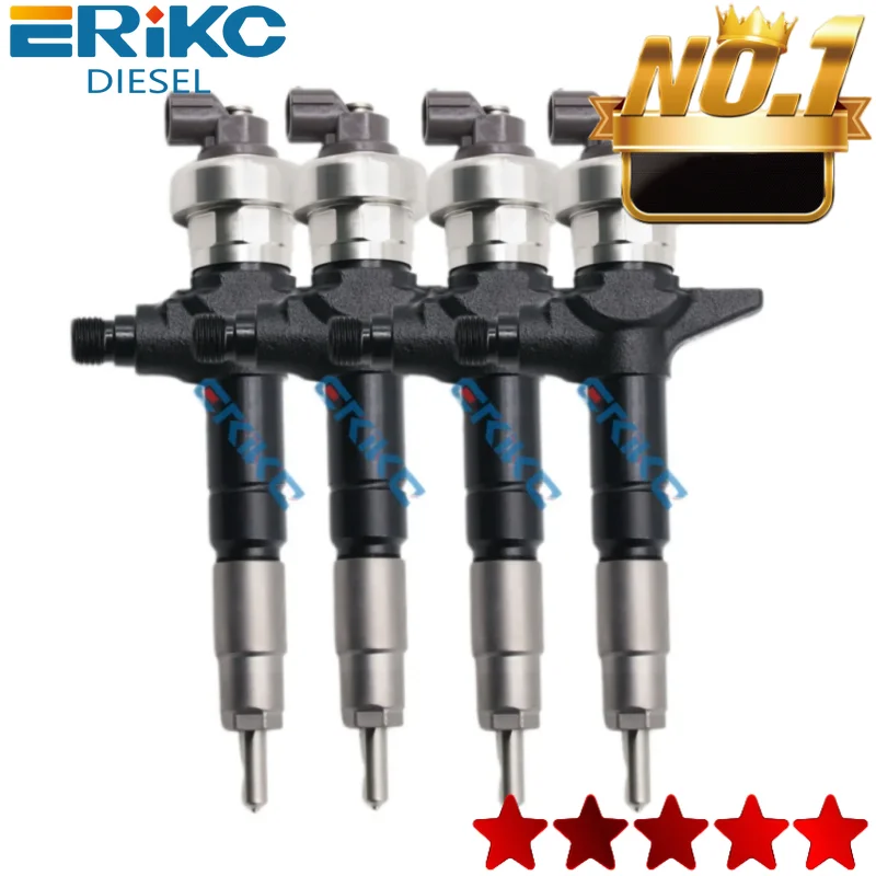 

4PCS 095000-6100 Diesel Injector Nozzle 095000-6101 Injection Sprayer 8-98011604-0 8-97311372-0 8-98055862-0 For Isuzu Dmax 4JJ1