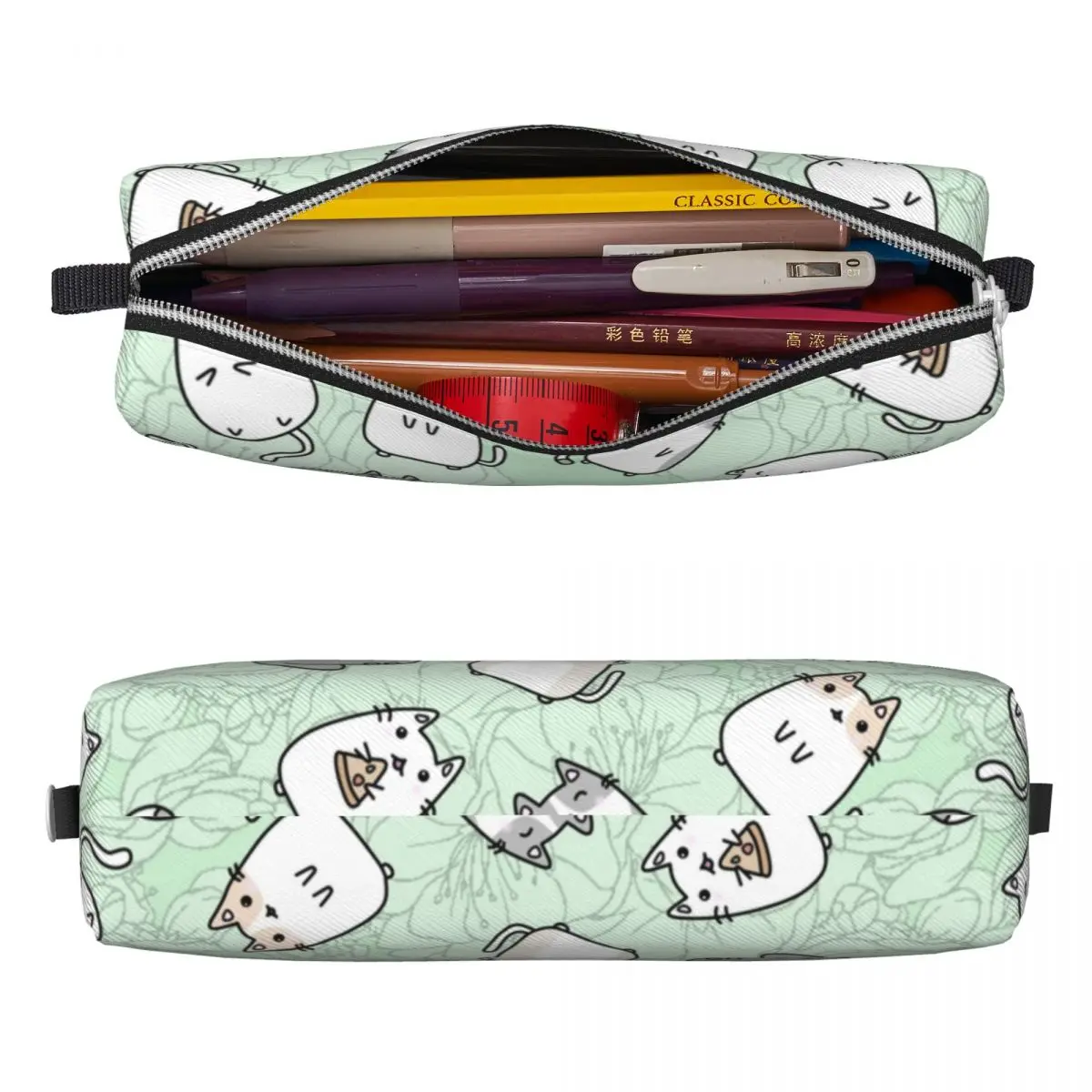 Cute Kawaii Cats Cat Pattern Pencil Cases Pen Box Bags Kids Big Capacity Office Gifts Pencilcases