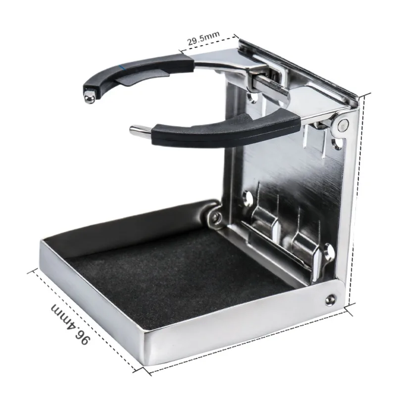 For Stainless Steel Folding Cup Holder Yacht Water Cup Holder Car Outdoor Beverage Holder Marine Hardware Accessories
