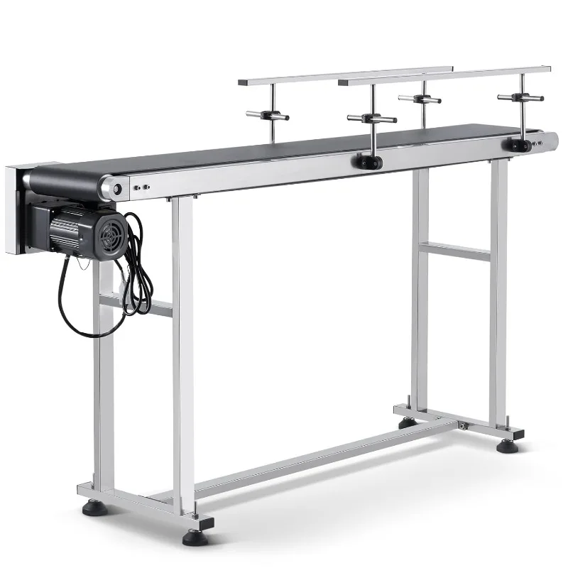 

Ленточный конвейер 59 х 7,8-дюймовый конвейерный стол, сверхмощный моторизованный ленточный конвейер из нержавеющей стали для аппликации струйного кодирования