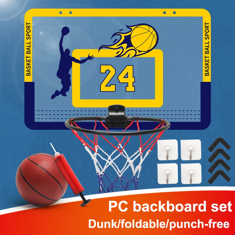 Dobrável portátil Basketball Hoop Set, brinquedo interativo pai-filho, presente de aniversário, fã de esportes, novo