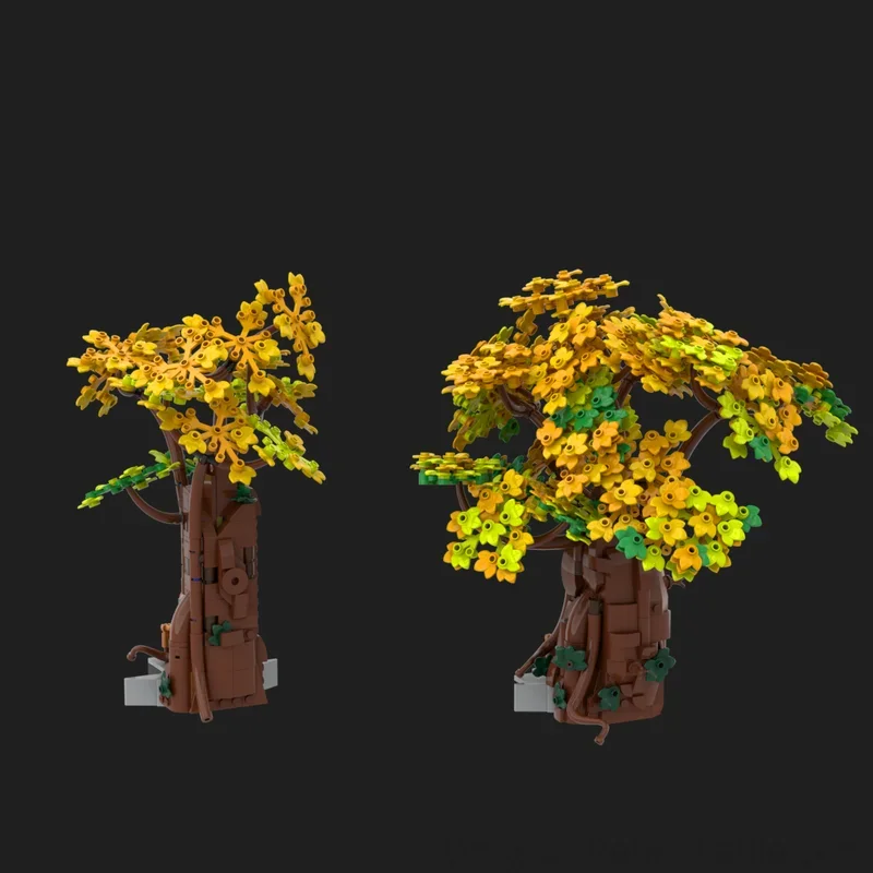 Moc Building Bricks Lusher Trees Suitable Rings Movie Model Technology Blocks Gift DlY Sets Construstion Assembly Holiday Toys