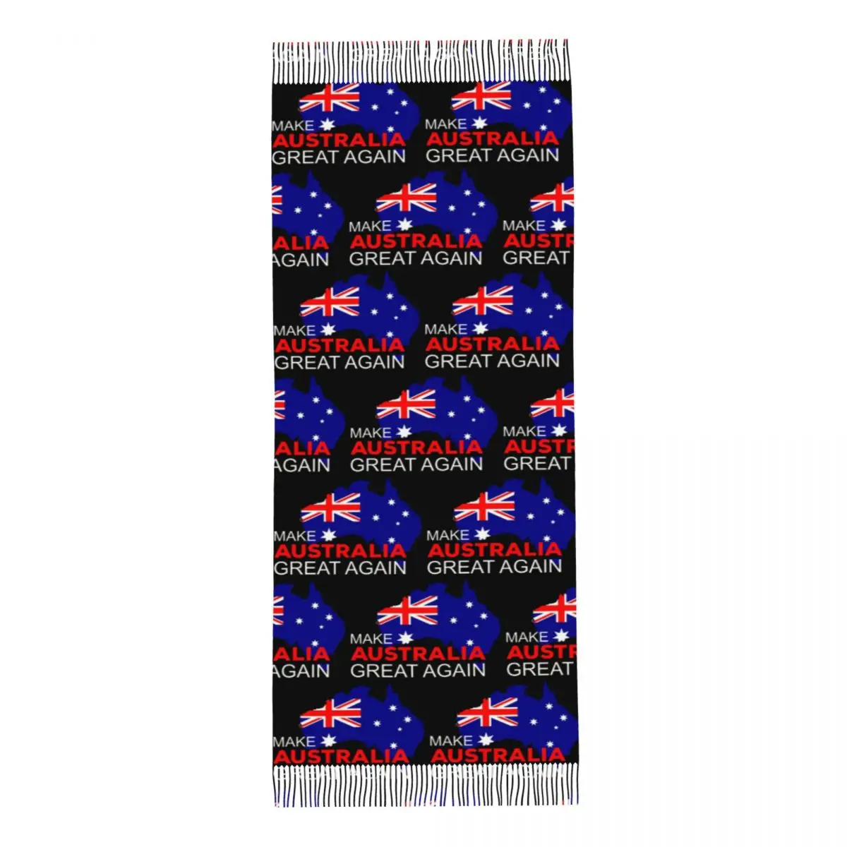 Make Australia Great Again Scarf Tassel Scarves for Women Soft Warm Shawls and Wraps Large Fall Winter Shawl Wrap