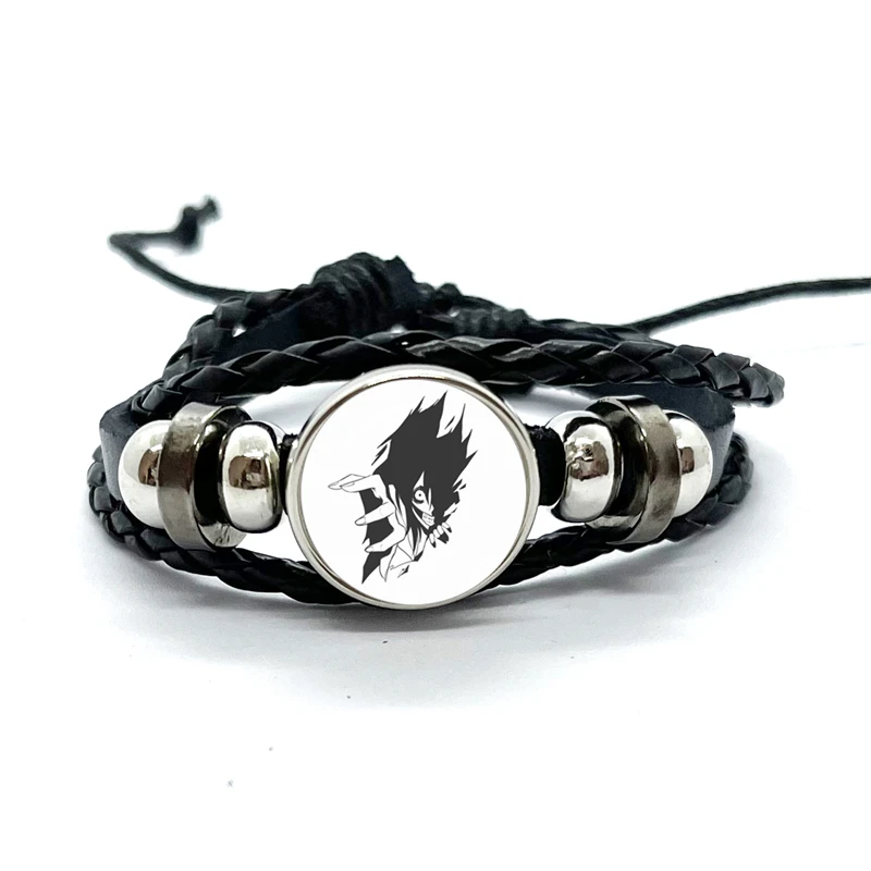 Fashion Accessory Gift For Kids Hot Creepypasta CREEPY PASTA TICCI TOBY Bracelet Glass Dome Leather Bangle JEFF THE KILLER