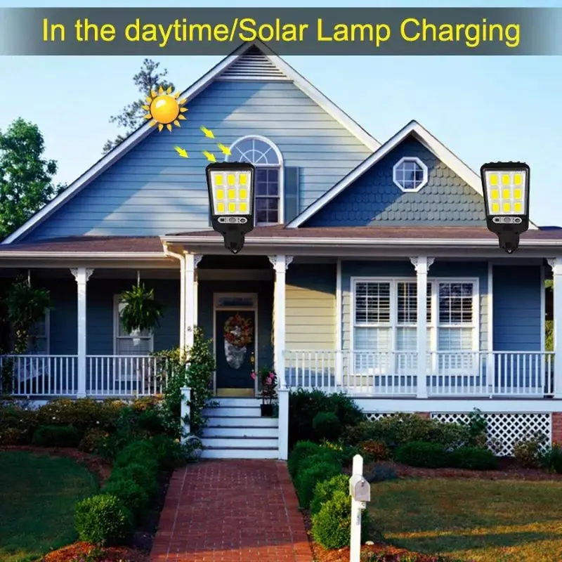 1/2/3/4 PCS Solar Lights Outdoor Sensor Street Lights Intelligent Lighting Fixtures Are Very Suitable for Garden Corridors image 5