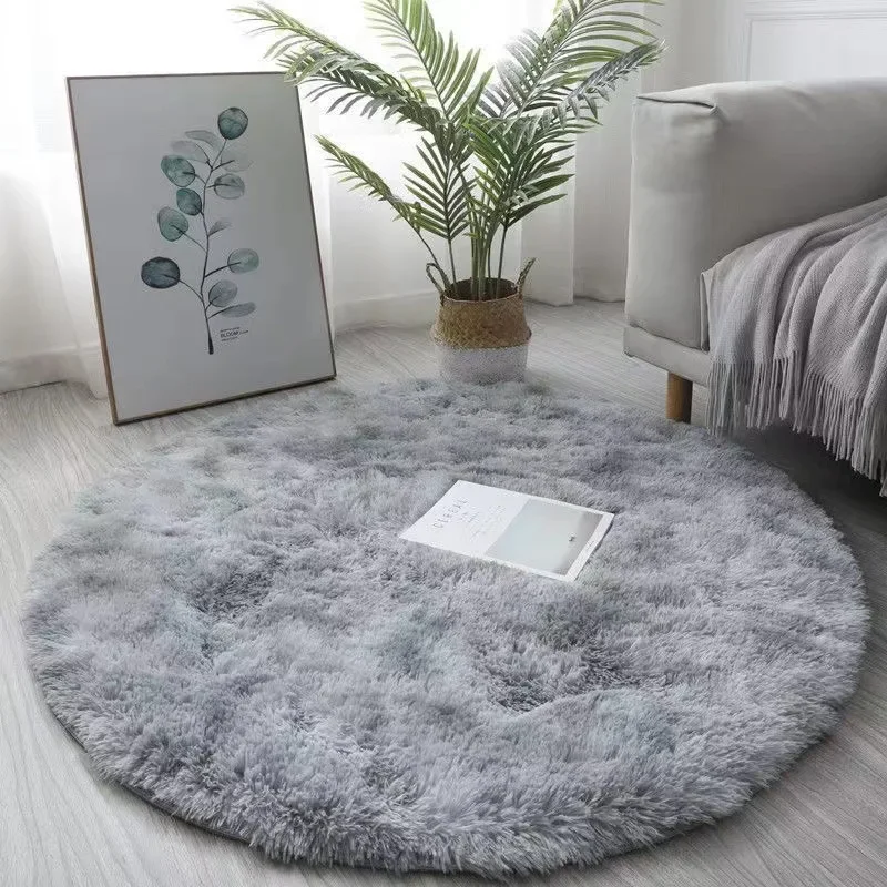 Nordic Ins Round Carpet Bedroom Bedside Blanket Living Room Sofa Round Table Floor Mat Hanging Basket Computer Chair Mat