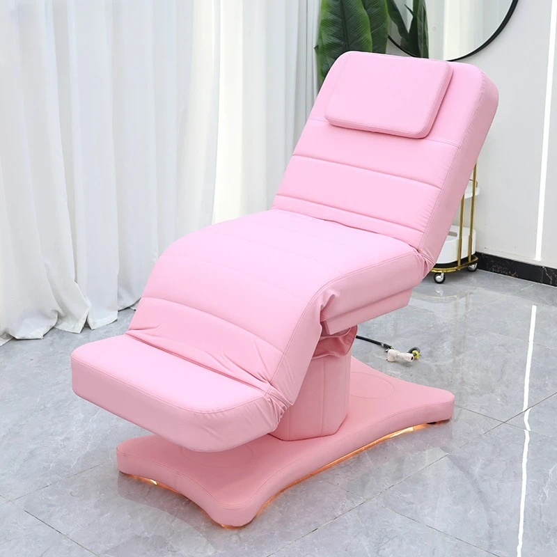 

Luxury Electric Curved Lash Bed Electrical Eyelash Extension Bed Beauty Salon Furniture Set Cosmetic Eyelash Embroidery Bed Set