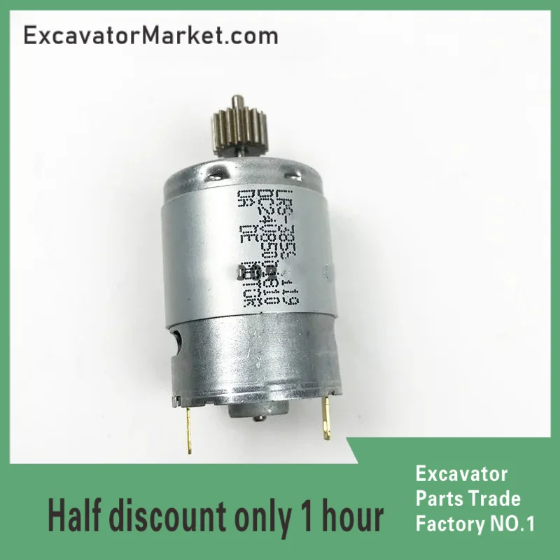 Excavator Accessories  DC motor For Doosan DX60 DX150 DX220 DX 225 caterpillar E320B C D throttle motor Gear Micro Motors