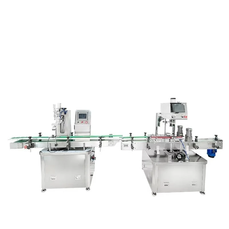 Automatic Production Line Liquid Filling and Capping Machine of Face Cream Essential Oil Cosmetic