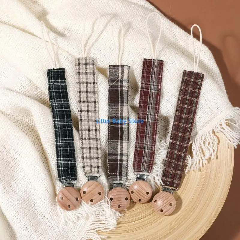 N80c conjunto 5 peças clipe para chupeta bebê, corrente e pano, suporte para mordedor, corda, infantil, alça