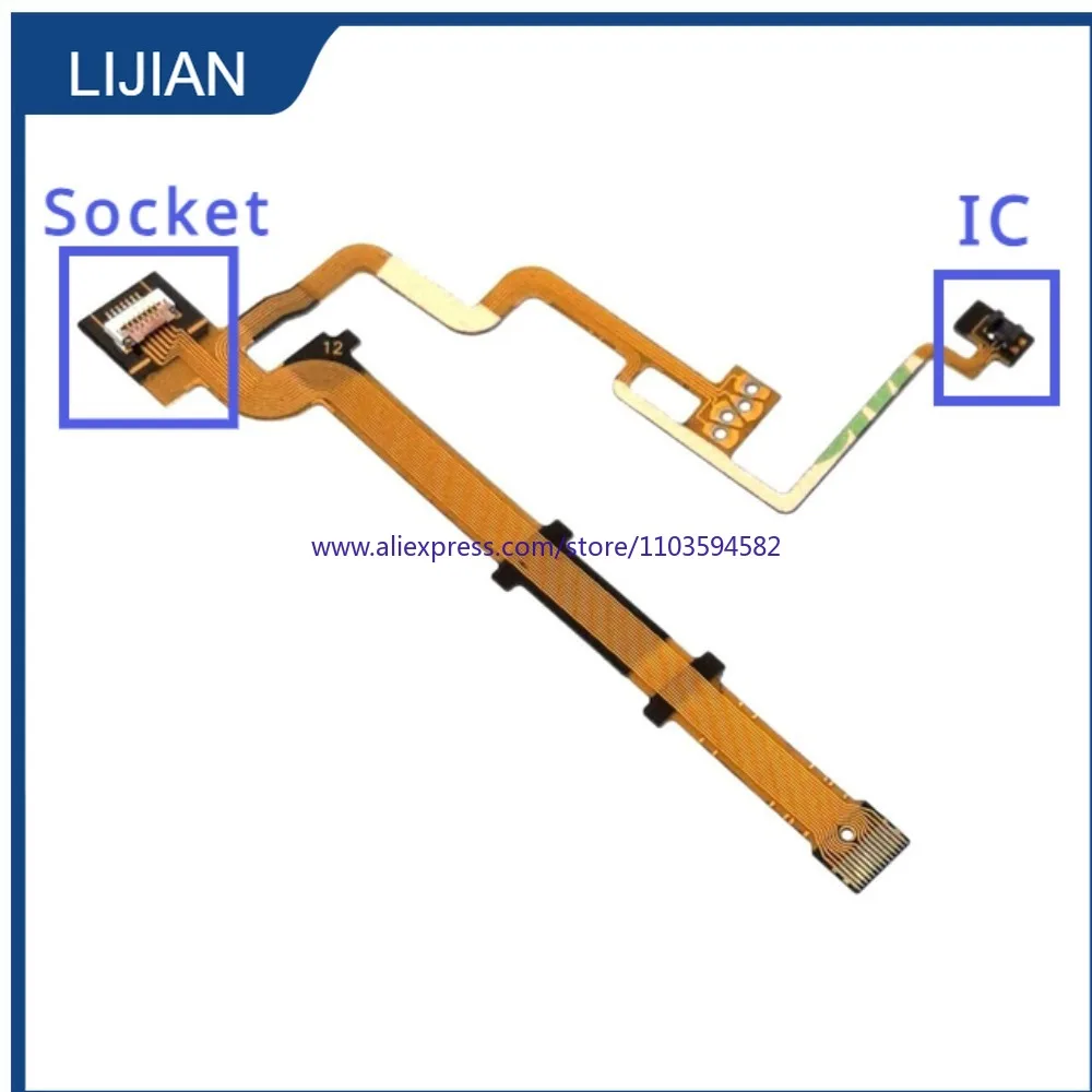 18-150 Mm Lens Aperture Flex Cable with Socket + IC for Canon RF-S 18-150mm IS STM Camera Repair Part