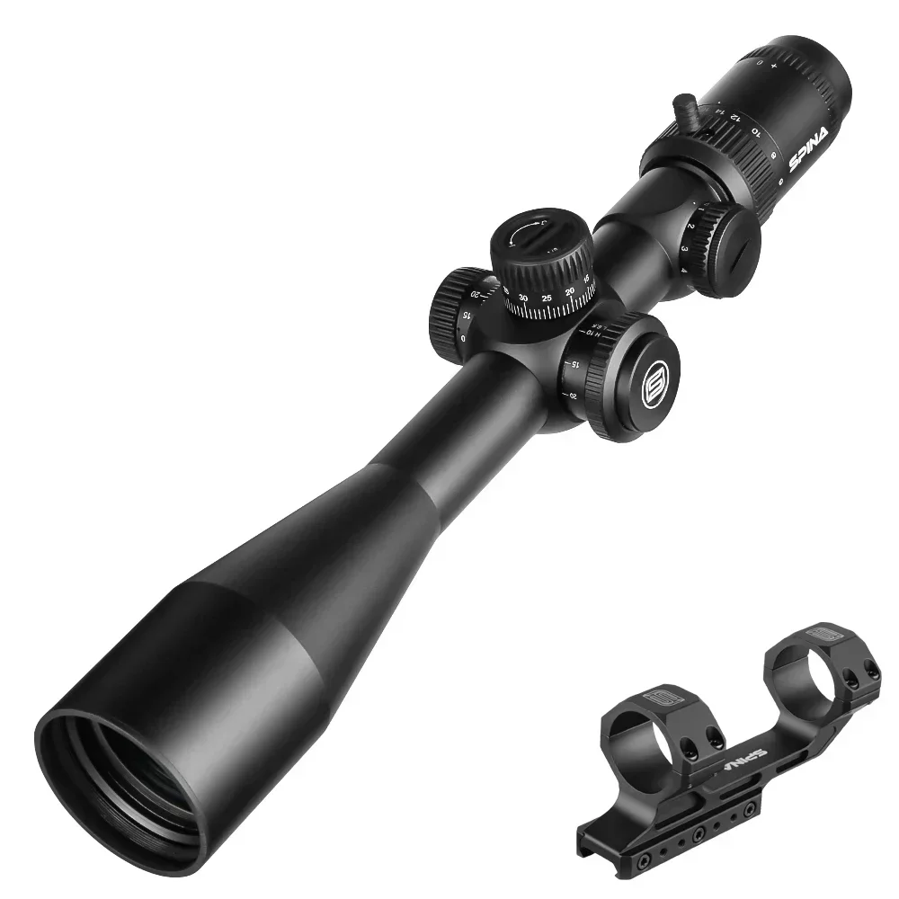 Optics 6-24x50 FFP Telescopic Sight Has A High-definition Wide Field Of View Telescopic Sight With Light