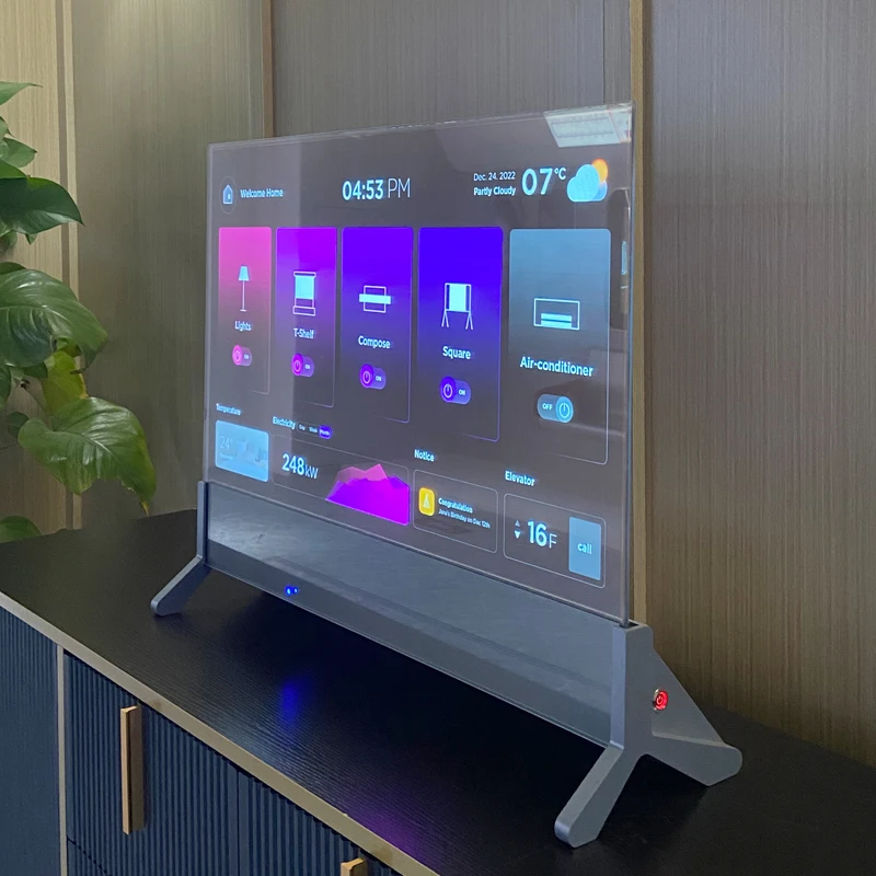 Indoor Smart 30'' Transparent HD TV OLED Bildschirm Digital Signage Display Werbung für Restaurant