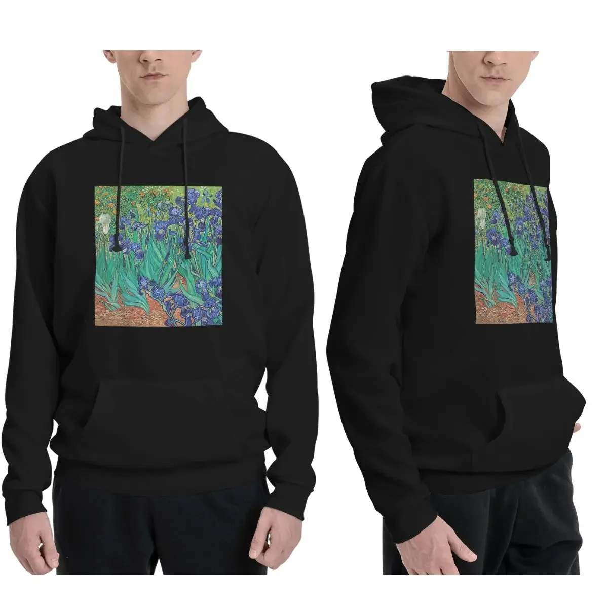

Irises By Vincent Van Gogh Hoodies Men's Women Casual Pullover Sweatshirts Fashion Long Sleeve Clothing Autumn Winter