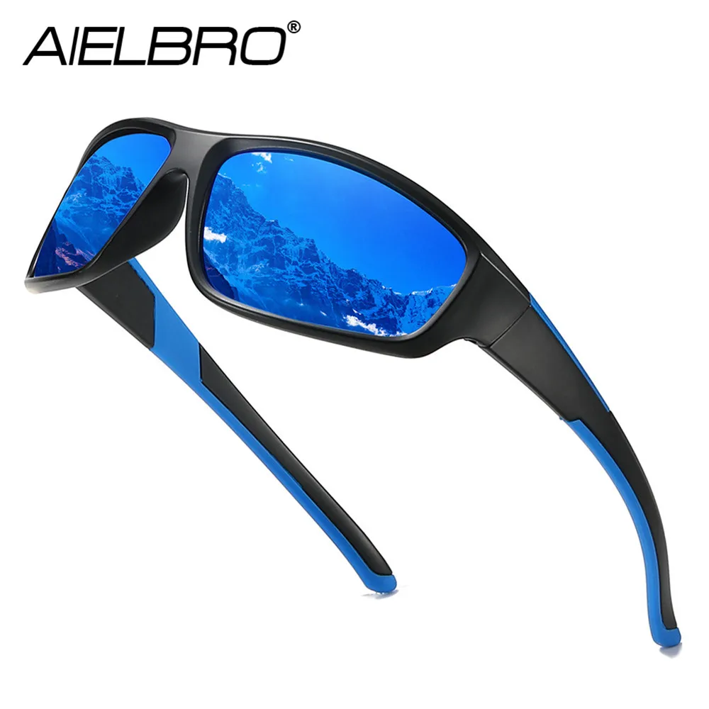 AIELBRO Cycling Glasses Sport Sunglasses Men Eyewear Cycling Sunglasses Safety Glasses Bike Bicycle Glasses Sunglasses for Men