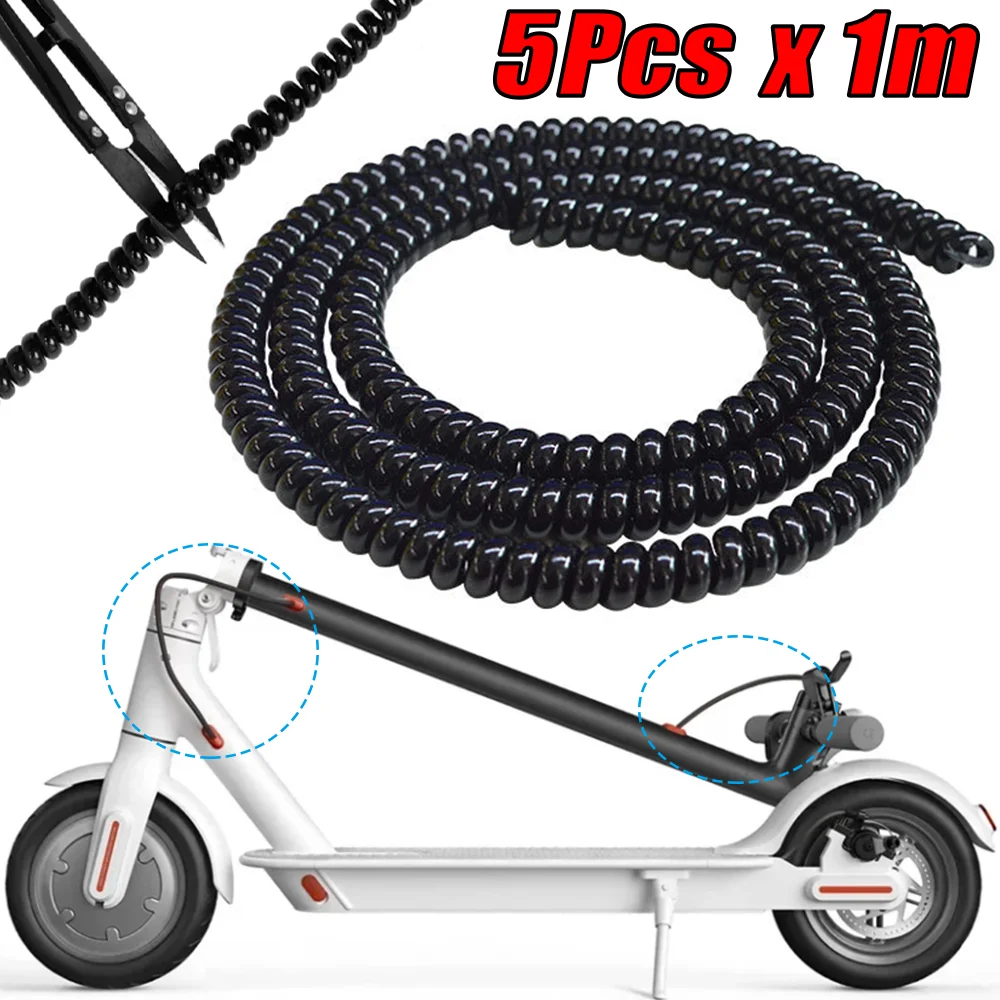 Spiral Winding Protection Cable Organizer Wire Winder for Dualtron DT3 DT Thunder Kaabo Kugoo Zero 8 10 10X E-Scooter