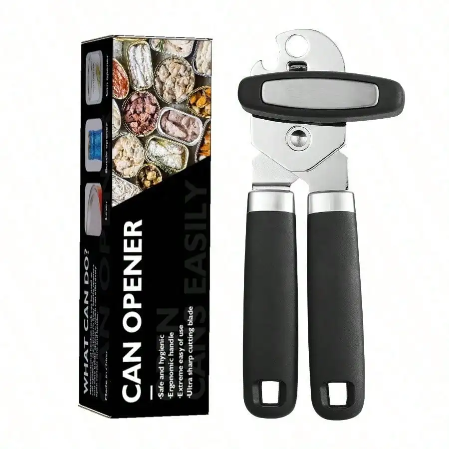 1PC, Ultimate Multifunctional Opener, Professional Grade Stainless Steel Can & Bottle Opener, Easy-Clean Design, Life Tools & Kitchenware Must-Haves For Efficient Meal Prep