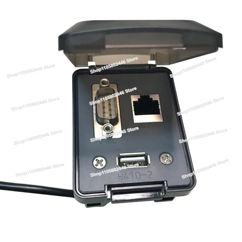 Protective Type Dustproof Flame Retardant USB Network Cable Nine Pin Serial Socket Panel Box H410-1/2/3/4