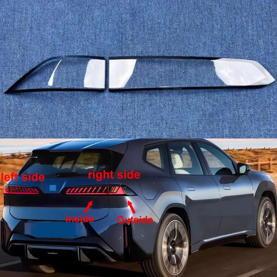 Für BMW IX3 2026 Auto-Zubehör Rücklicht Abdeckung Rückleuchte Abdeckung Hinteres Signal-Parklicht Gehäuse Plexiglas