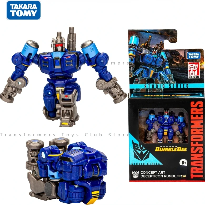 

In Stock Takara Tomy Transformers Bumblebee Studio Series Core Class Concept Art Decepticon Rumble Action Figure Toy Gift