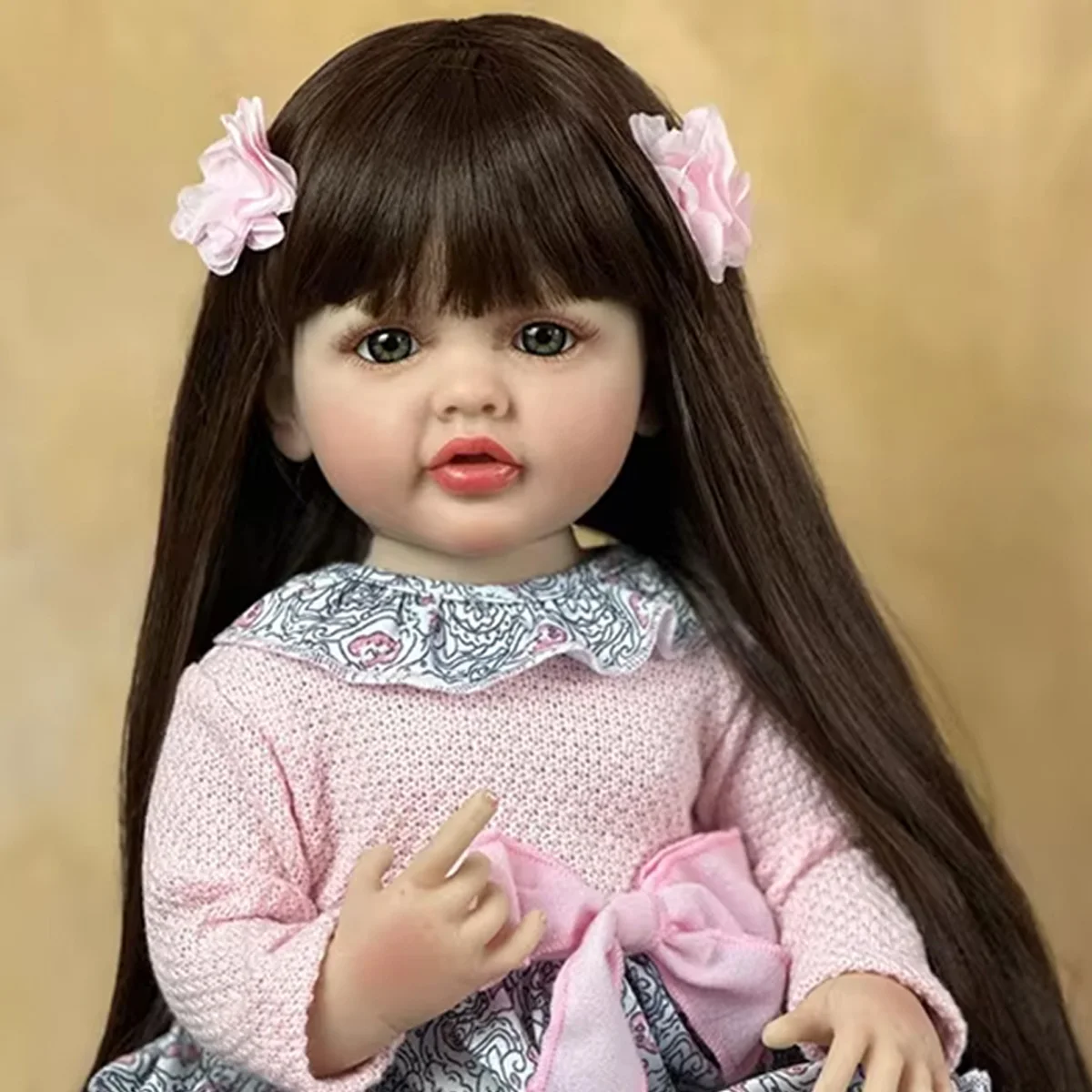 

Кукла JOYORA 55 см из винила, реалистичная кукла-младенец, модная кукла ручной работы с 3D-кожей, изысканный креативный подарок на праздник