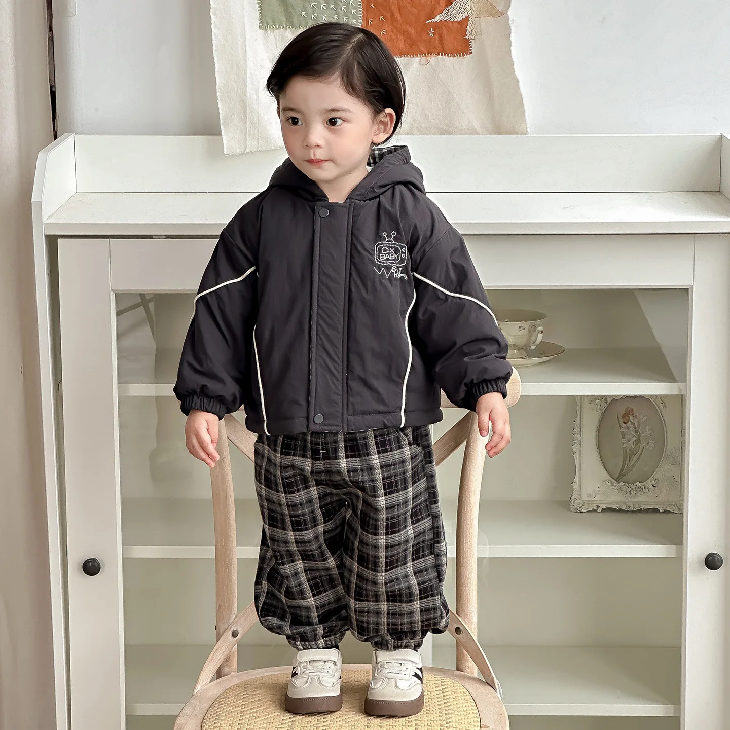 

Toddler Girls Jacket 2025 Winter Thicken Warm Kids Baby Girls Coat Embroidery Newborn Girls Outerwear Coat Children Girl Clothes