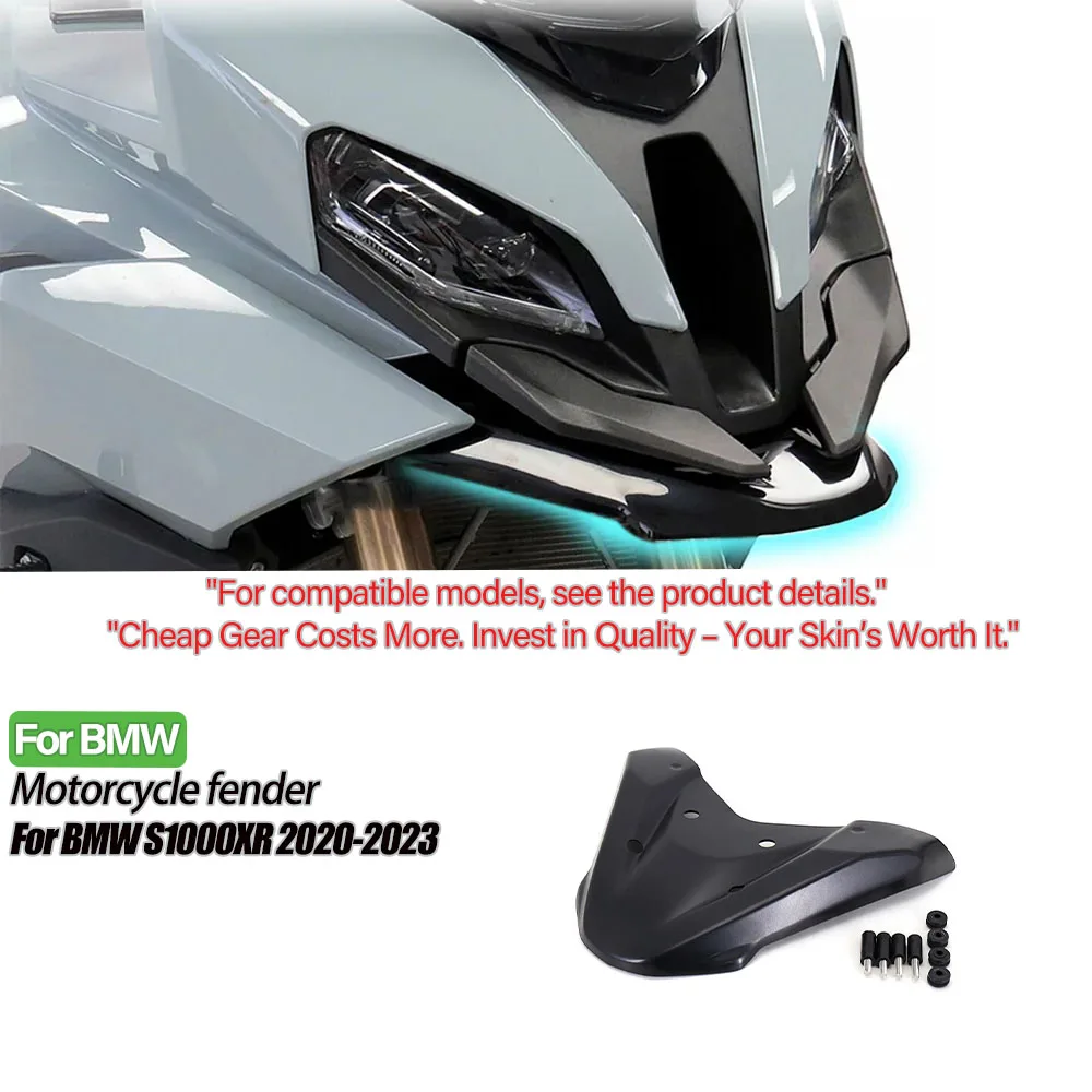 

Motorcycle Mudguard Front Beak Fairing Extension Wheel Extender Fender For BMW S1000XR2020-2023（Motorcycle fender）