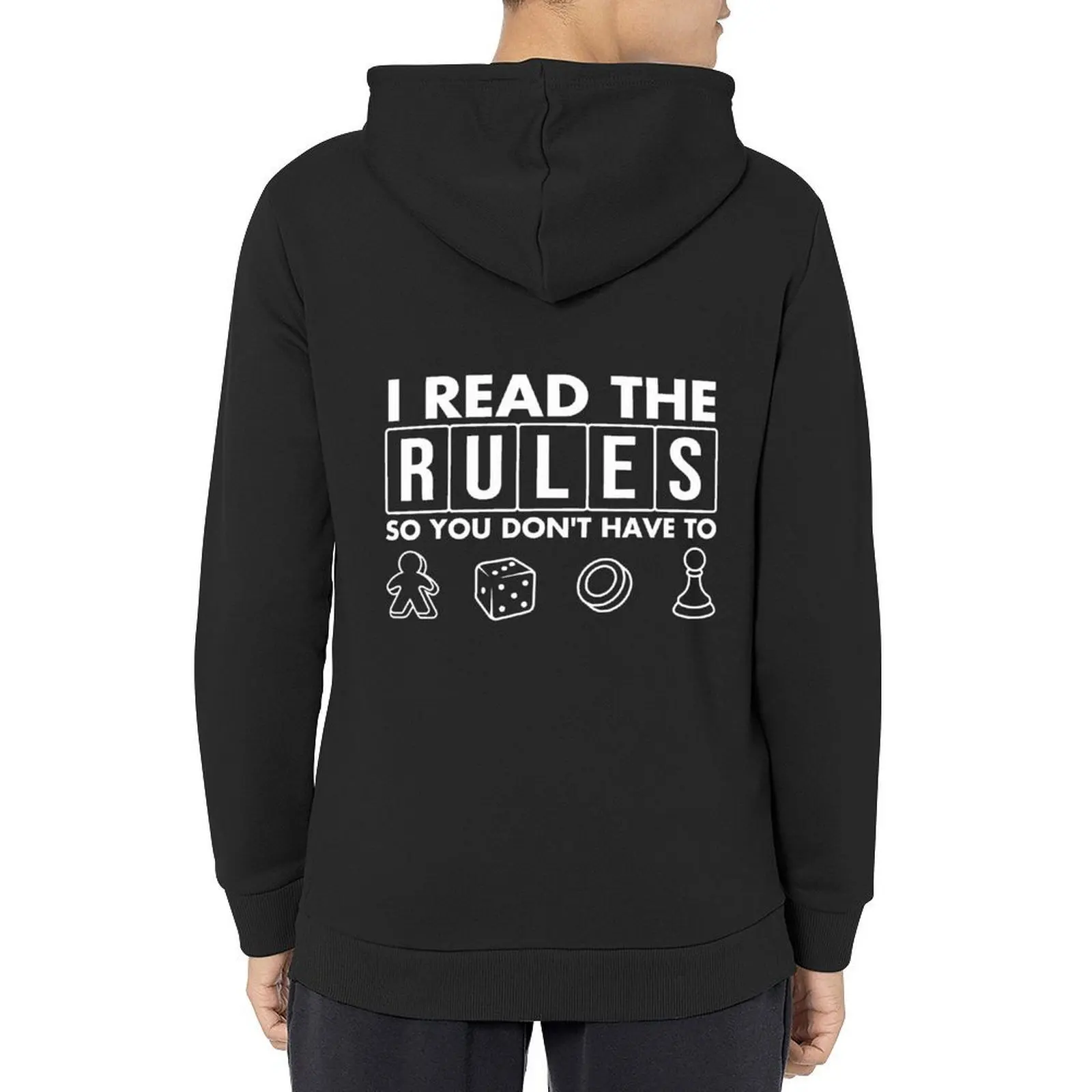 

Funny I Read The Rules So You Don't Have to Board Game Hoodie autumn jacket men mens clothing tracksuit men