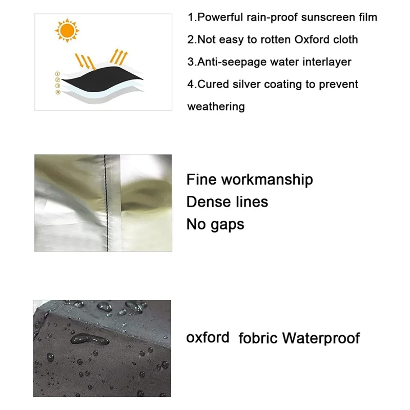 EAS-Защитная крышка для стиральной машины с верхней загрузкой для стиральной машины, пылезащитная, водонепроницаемая, защита от ультрафиолета, защита для стиральной машины, серебристая M