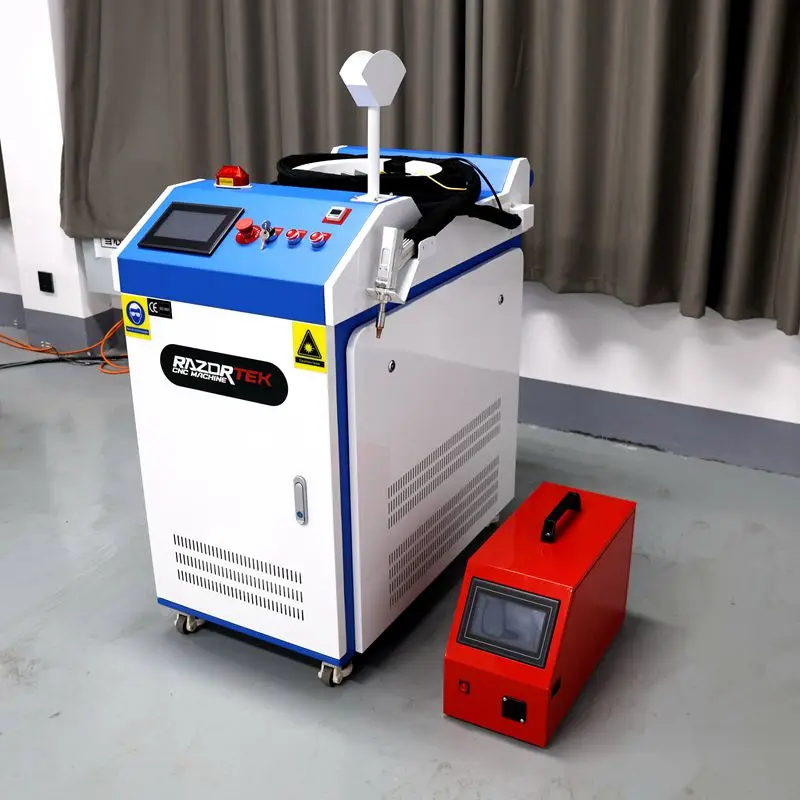 Razortek Handheld Fiber Laser welding machine 1kw 1.5kw 2kw laser welder cutter cleaner 4in1 for metal