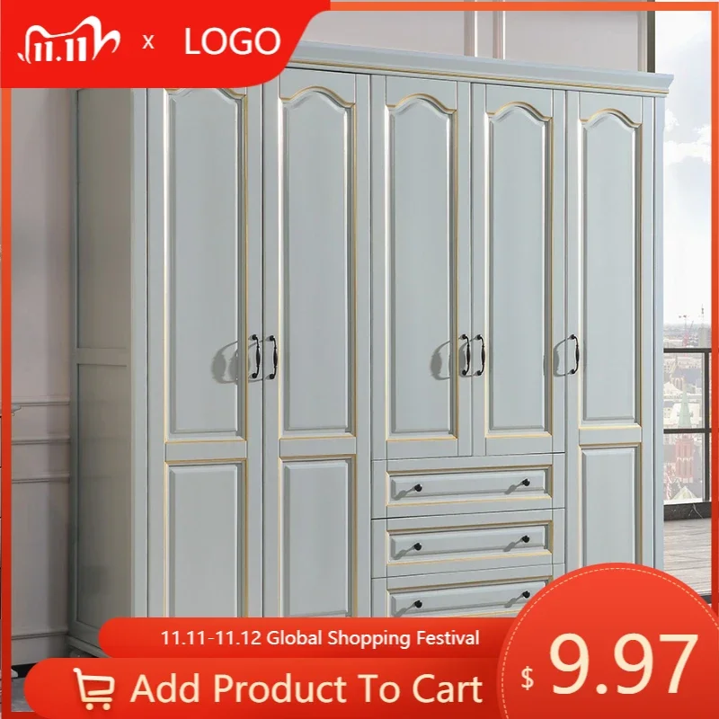 Storage Drawer Wardrobe Multilayer Doors Open Closets Bedroom Wardrobe Cabinet Shelves Armario Ropero Dormitorio Furniture