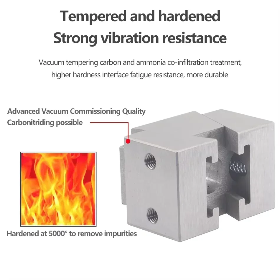 Picture 4: M6 M8 M10 One/two-way Ok Fixture Machine CNC Machining Multi-station Wedge Clamping Block Element Vise Precision Fixed Fixture