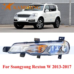 CAPQX Front Bumper Foglight For Ssangyong Rexton W 2013-2017 Driving Lamp Front Fog Light Fog Lamp Foglamp