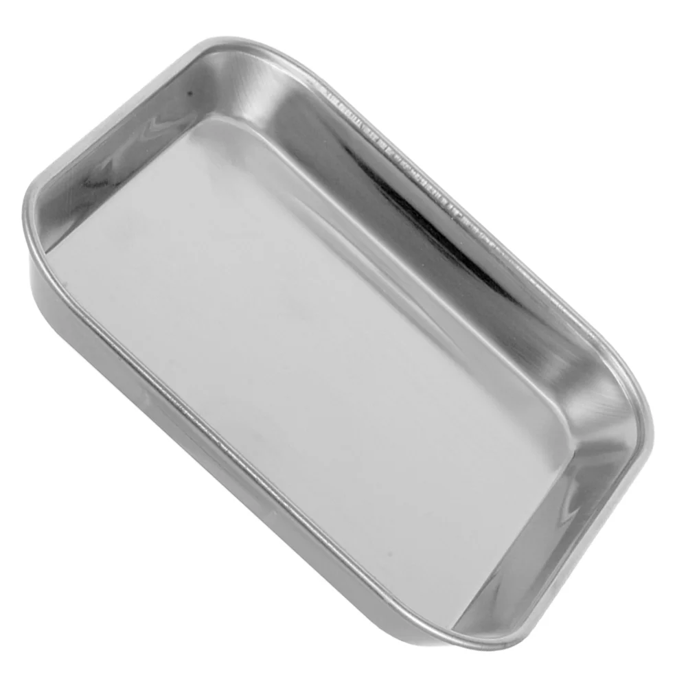 

Stainless Steel Dinner Plate Toaster above Replacement Tray for Oven Plates Nordic Camping Metal Pasta Small Pan Square