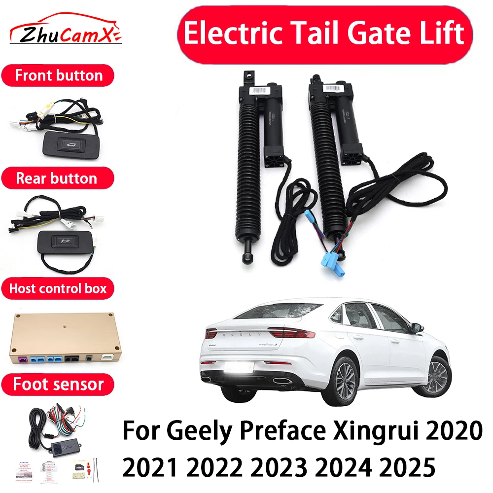 

ZhuCamX Car Automatic Electric Tail Gate Lift Tailgate Assist System for Geely Preface Xingrui 2020 2021 2022 2023 2024 2025