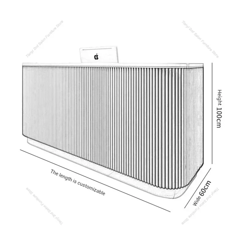 

Стойки регистрации салона красоты в итальянском стиле Магазин одежды Современная простота Стойки регистрации Высококачественная мебель Свет HBRD