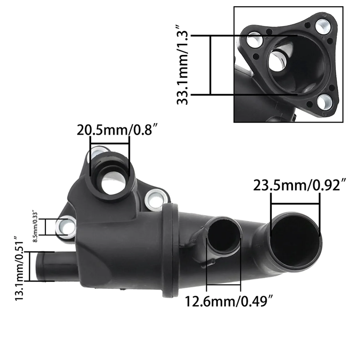 

Корпус термостата WFF, выходная труба для воды 25611-02801 для PICANTO 2004-2011 I10 2002-2011 гг.