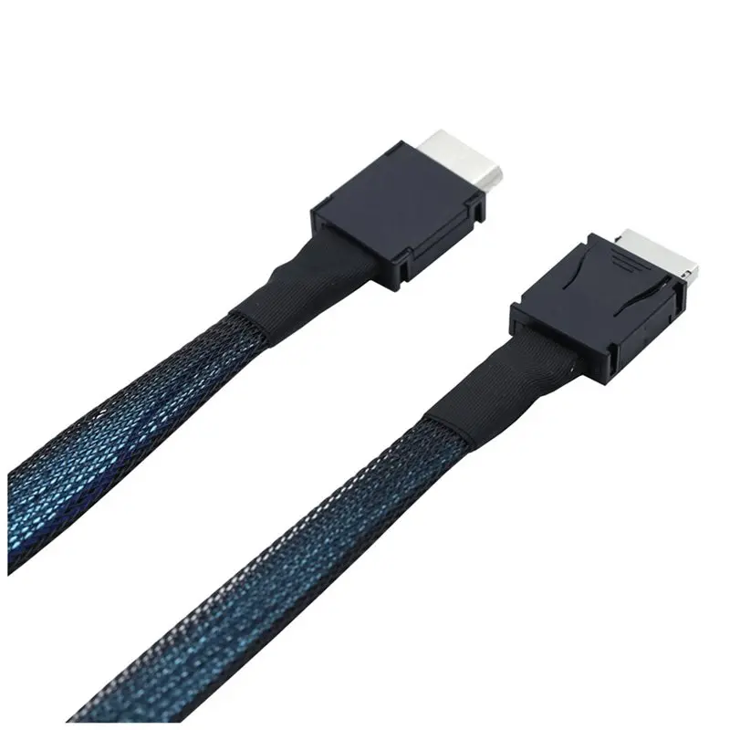 Stylish-3X PCIE Oculink SFF 8611 4I To MINI SAS SFF-8611 4I Server Super Speed Cable Data Extension Cable Data Transfer Line 1M