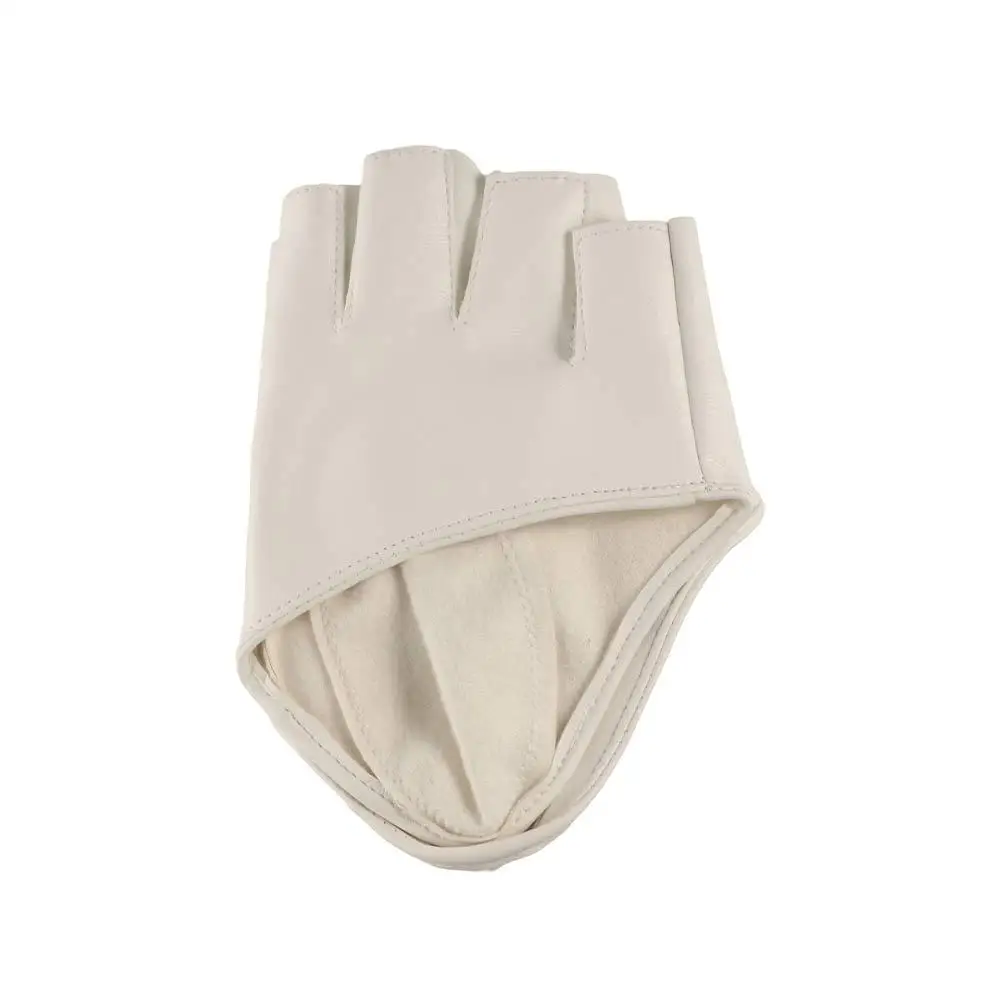 ถุงมือแฟชั่นสำหรับผู้หญิง ถุงมือเต้นโพลแดนซ์ แบบครึ่งนิ้ว