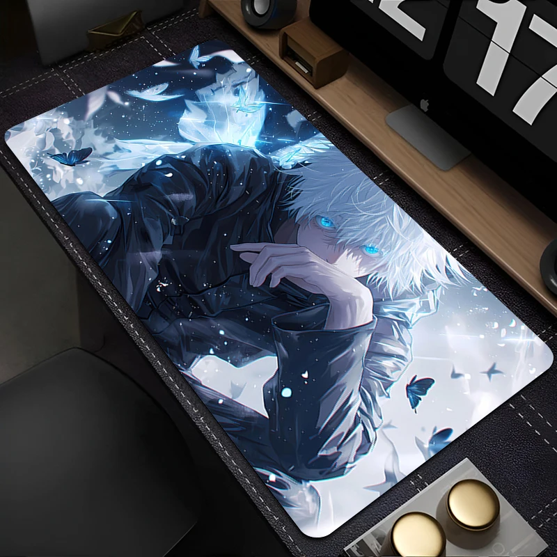 

Japan Anime J-jujutsu K-kaisen Mouse Pad Laptop Gaming Accessories Mousepad Gojo Satoru Extended Desk Mat PC Gamer Keyboard Rug