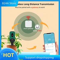 B24A Smart Zigbee Soil Moisture Sensor Wireless Temperature And Light Monitor For Gardens Plants Compatible With Tuya App