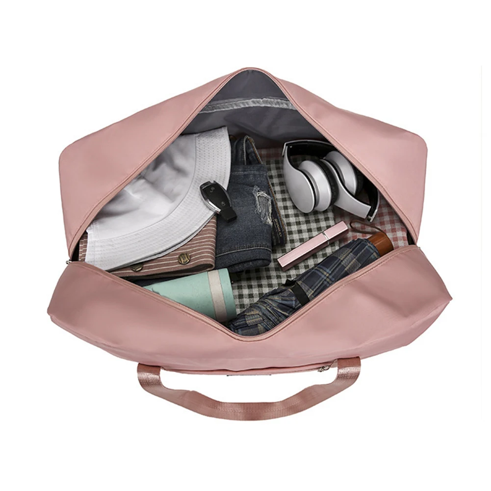 Women Overnight Luggage Bag Large Capacity Duffle Tote Bag Multifunctional Weekend Handbags Waterproof Fashion Outdoor Bag
