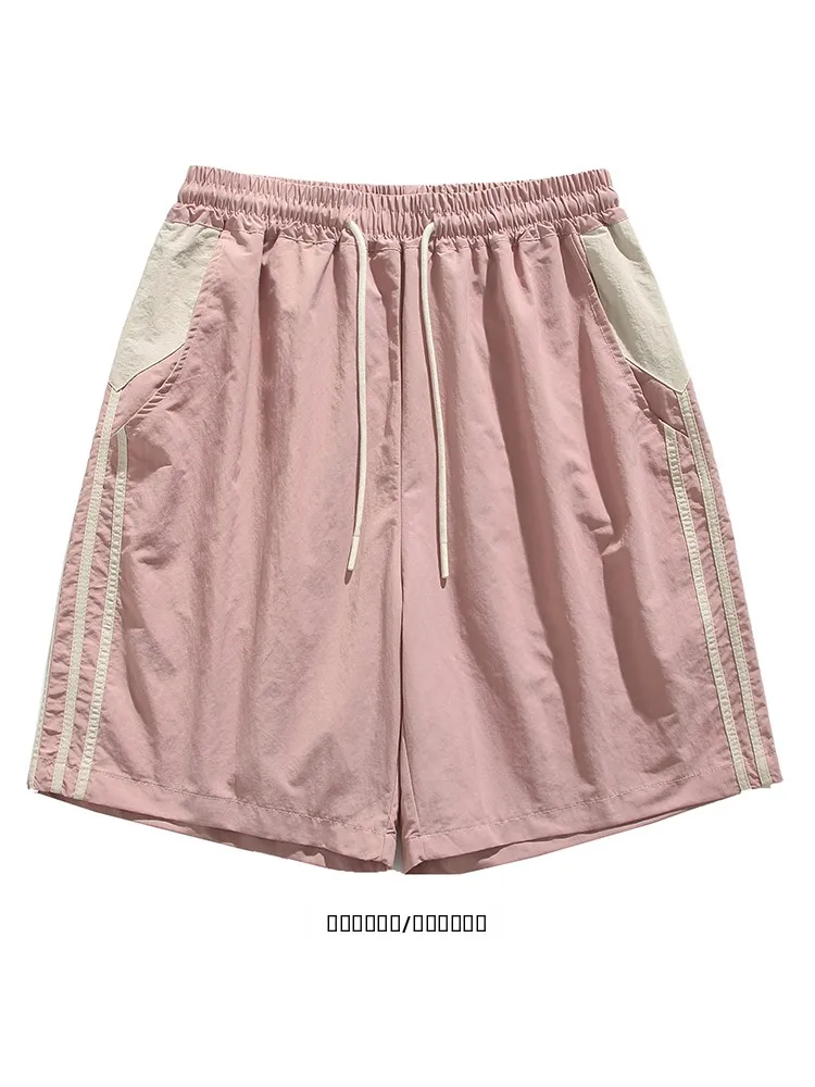 

Trendy Color Blo Dstring Casual orts for Men And Women Loose Fit Spor orts from Youthful Energy Five Inches Long