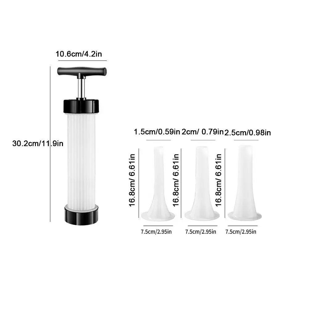 ماكينة حشو السجق اليدوية أدوات حاقن السجق محلية الصنع حقنة السجق أدوات حاقن اللحوم اليدوية #6