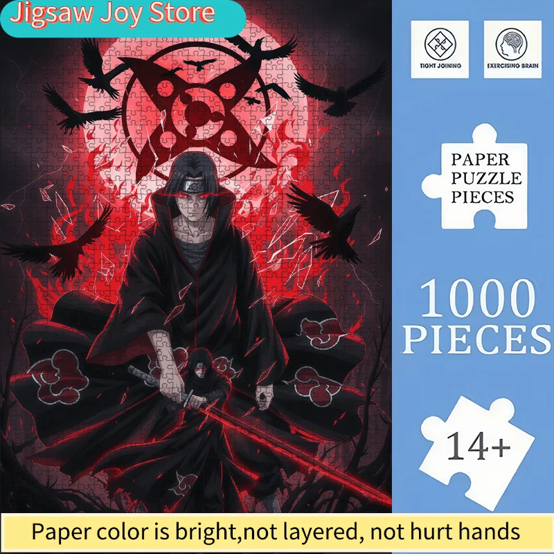 

of Popular Art Anime-Themed Puzzles - Intellectual Games - 'Cool Anime Characters' Paper Puzzles - Challenging Large Adult An